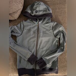 Lululemon Bliss Break Hoodie Stripe Inkwell Blue Moon